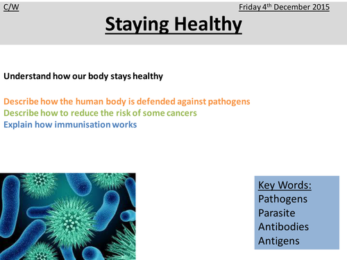 OCR Gateway Science B1c PowerPoint