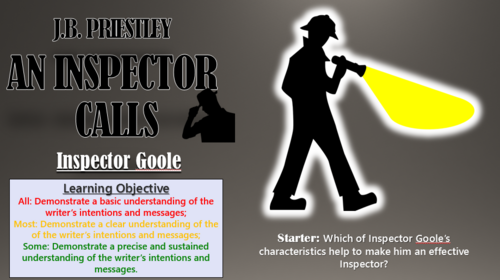An Inspector Calls: Inspector Goole