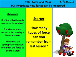 Forces Lesson 2: Balanced, Resultant and Measured Forces - KS3