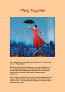 ‘Mary Poppins’ worksheets | Teaching Resources