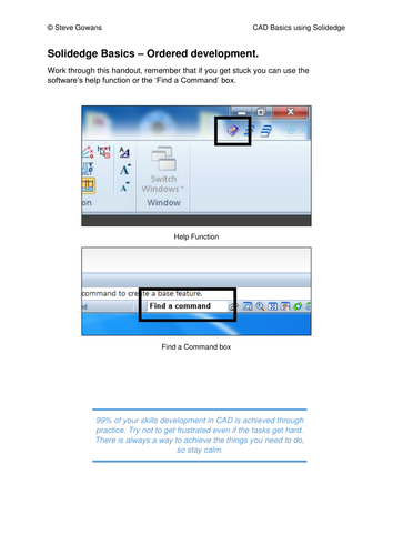 CAD (Solidedge) Introduction