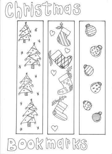 christmas-bookmarks-to-colour-teaching-resources