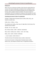 Empirical Formula and Water of Crystallisation Worksheets | Teaching ...