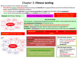 GCSE PE Fitness testing reasons and limitations | Teaching Resources