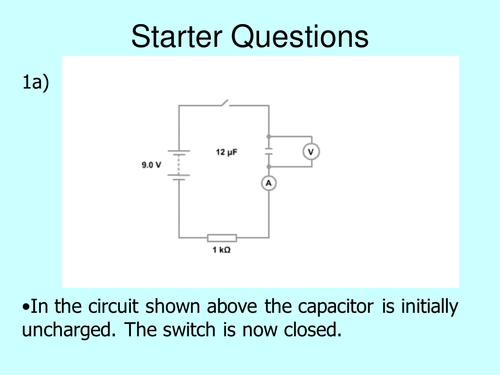 AQA A Level Physics Year 2 - Combinations of Capacitors