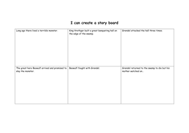 beowulf unit ks2 planned resourced fully legend writing week english tes activity story board