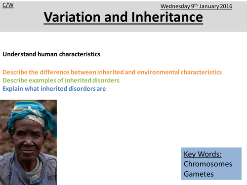 OCR Gateway Science B1h PowerPoint