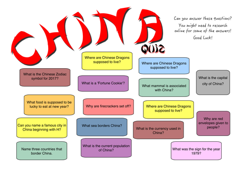 Chinese New Year | Teaching Resources