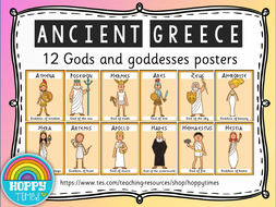 Ancient Greece Gods and Goddesses POSTERS | Teaching Resources