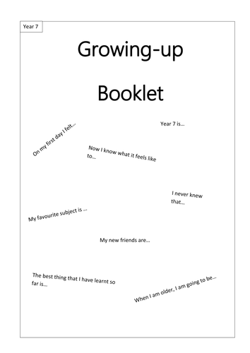 year 7 english homework booklet pdf