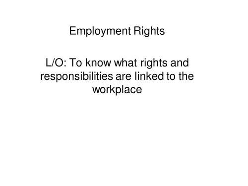 Employee rights pt2 and Quiz