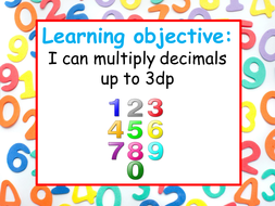 multiplying decimals y6 teaching resources