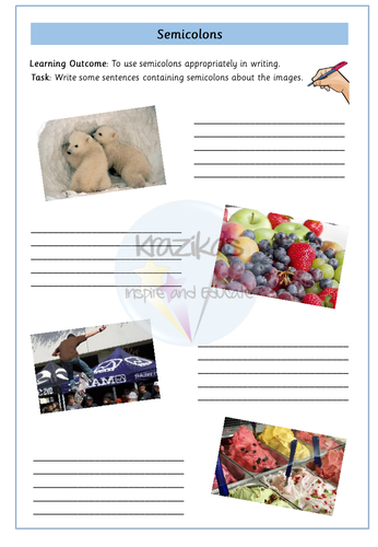 Semicolons | Teaching Resources