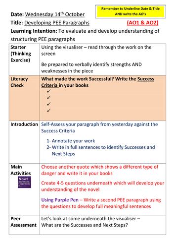 The Hunger Games - Lesson 20-24