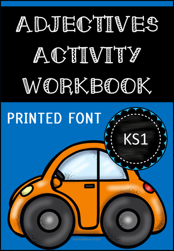 Adjectives Activity Workbook for KS1