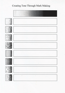 Create Tone Using Mark Making | Teaching Resources