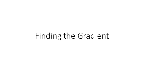 Equation of a Line Lesson Series