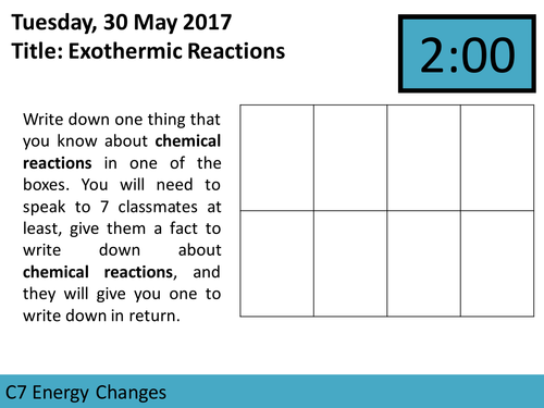 AQA GCSE Trilogy C3, C4, C5 C6 and C7 Sequence of Lessons | Teaching ...