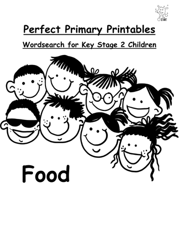 English. Wordsearch: Food