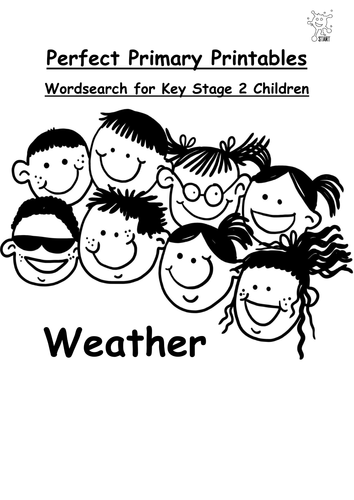 English. Wordsearch: Weather