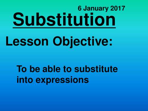 Substitution.ppt
