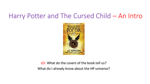 Harry Potter And The Cursed Child Scheme of Work and Lessons 1 and 2 ...