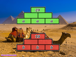 Solving Algebraic Pyramids Increasing Challenge - PowerPoint ...