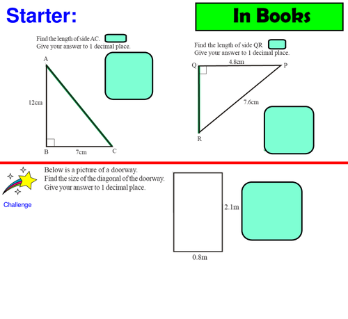 Finding Missing Angles Trigonometry Worksheet Tes Calculating Lengths