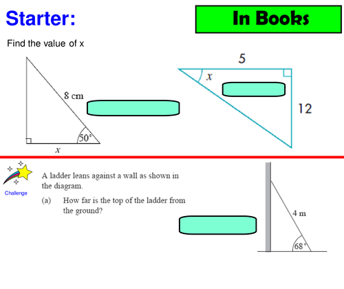 Sine Rule Finding Missing Lengthsanglesrevision Teaching Resources