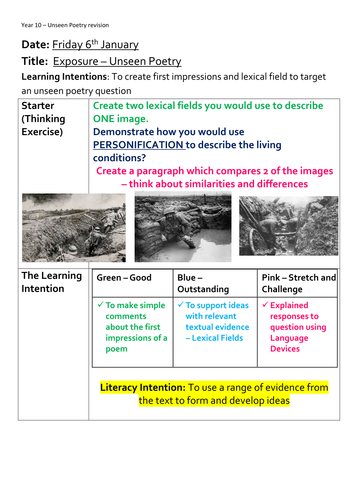 Download Literature Poetry Anthology - AQA | Teaching Resources