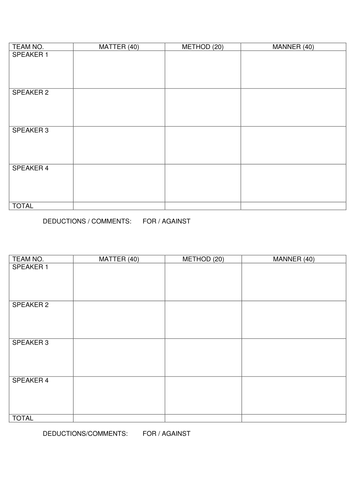 debate-score-template-teaching-resources