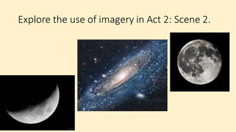 Act 2 Scene 2 Romeo S Use Of Imagery Teaching Resources