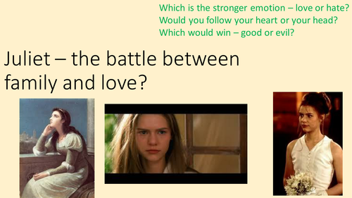 Romeo and Juliet - Juliet's emotional dilemma