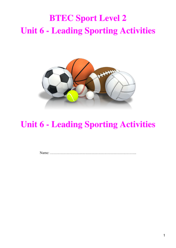 pearson btec sport level 2 assignment briefs