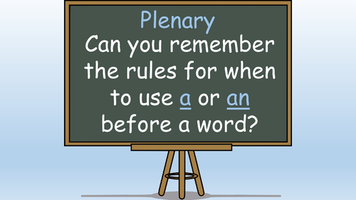 Indefinite Articles - 'a' or 'an' | Teaching Resources