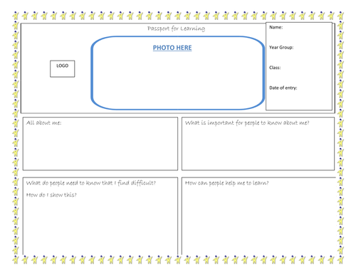 Passport For Learning/ Learning/ Behaviours/ Pupil View