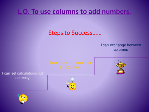 Column addition starter