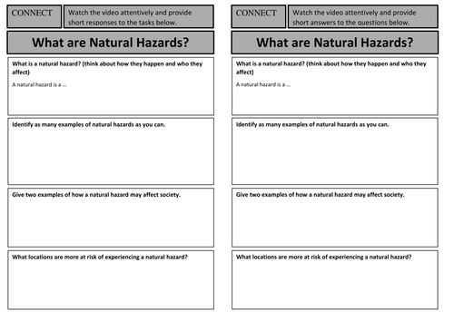 natural hazards research paper