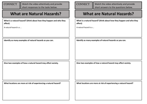 research paper natural hazards