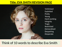 Eva Smith in 'An Inspector Calls' | Teaching Resources