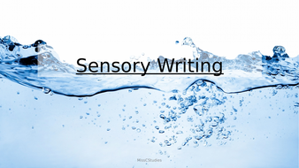 Sensory Writing | Teaching Resources