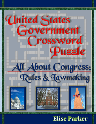 Congress Crossword Puzzle: Rules & Lawmaking (U.S. Government Puzzle ...