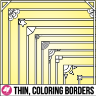 Coloring Borders for Printables and Coloring Pages by SillyOMusic