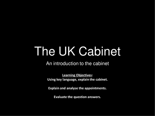 an introduction to the UK Cabinet