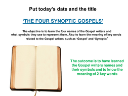 gospels ks3 religion sow introduction jesus unit synoptic work life