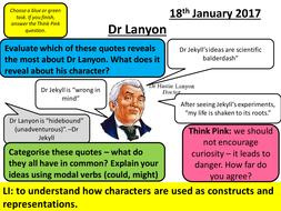 Dr Jekyll and Mr Hyde - AQA New Spec Chapter 6 - Characterisation and ...