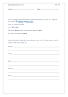 Mnemonics worksheet / spelling activity | Teaching Resources