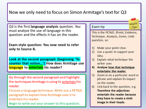 Aqa English Language Paper 2 Teaching Resources