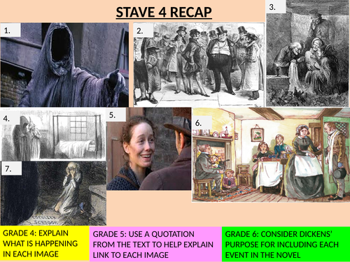 Stave 4 Questions and Answers A Christmas Carol | Teaching Resources