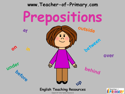 Prepositional Phrase Ks2 Powerpoint